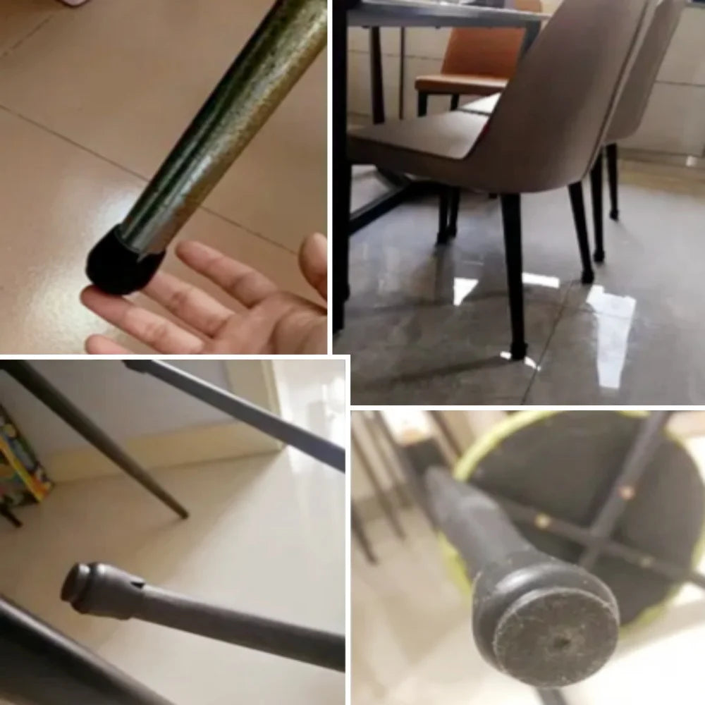 16/24Pcs Rubber Non-slip Chair Leg Cap Prevent Scratches Reduce Noise Wood Floor Protector Waterproof Anti-mold Furniture Parts Qme