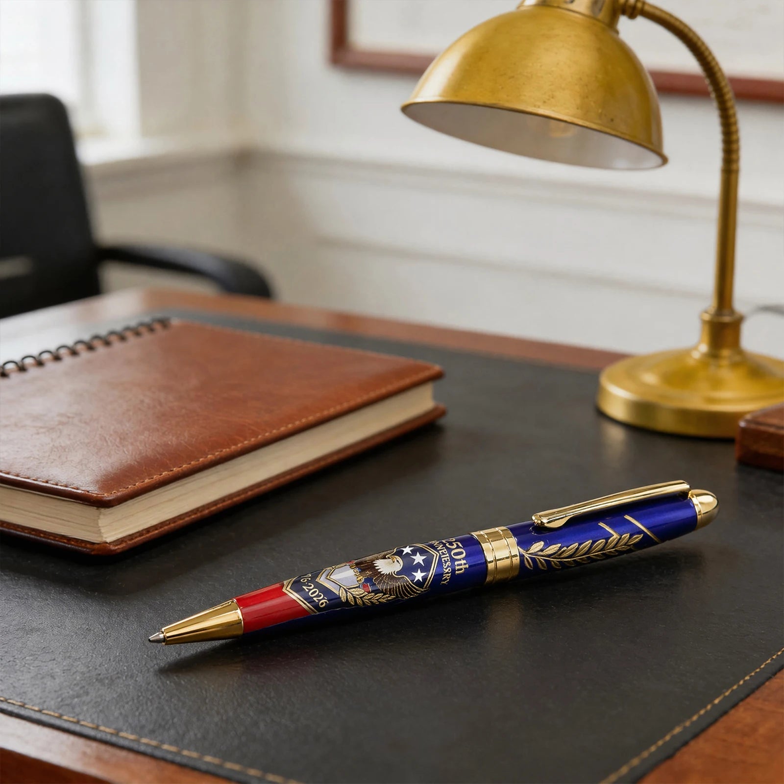 250th Anniversary Commemorative Ballpoint Pen 1776-2026 Commemorative Collector Pen for Men Lawyers History Buffs Qme