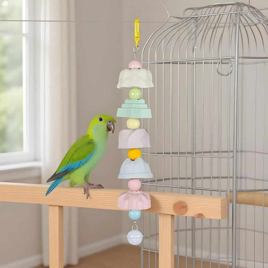 Bird Toys Scratch-resistant Pet Grinding Supplies Bird Chewing Toys for Conures for Macaws Sparrow Parakeet Lovebird Conures Qme