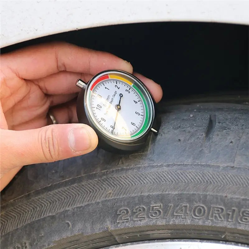 A02F-Car Wheel Tread Depth Gauge Meter Tire Condition Monitor Display Accessories Indicator Pointer Measure Device Tool Qme