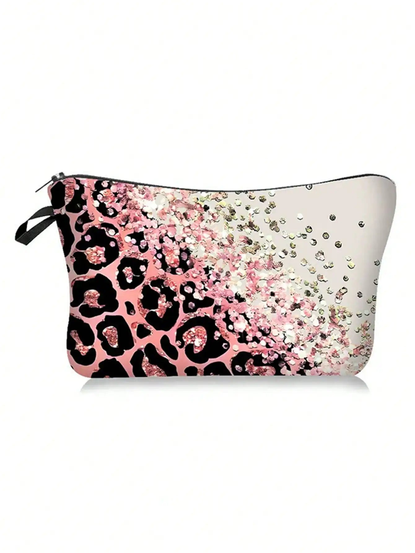 Leopard Print Animal Makeup Bag Women's Multifunctional Hand-held Qme 3