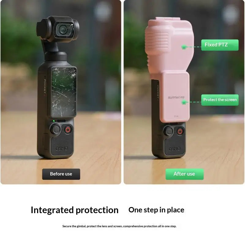 Durable Pocket 4 Gimbal Lens Screen Protective Case All One Scratch Qme