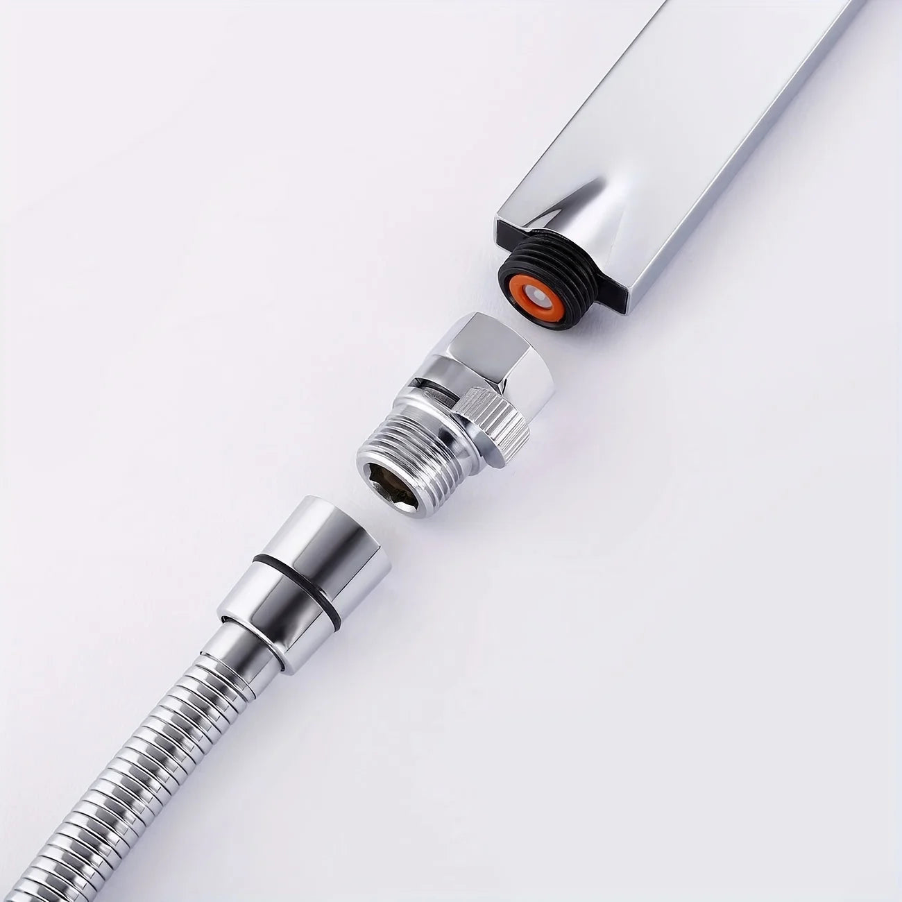 1/2 Inch Shower Shut Off Valve, Quick Adjust Water Flow Control Valve For Handheld Shower Head Hose Qme