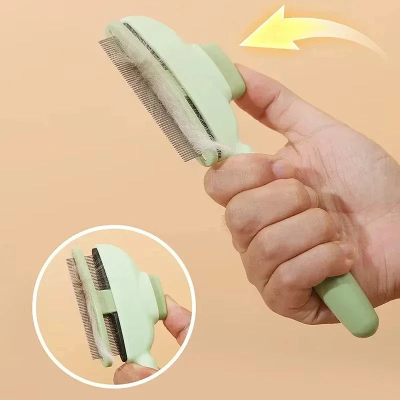Cat Comb Knot Removal Floating Hair Artifact Long Hair Cat Comb Pet Self Cleaning Comb Row Comb Dog Comb Special Qme