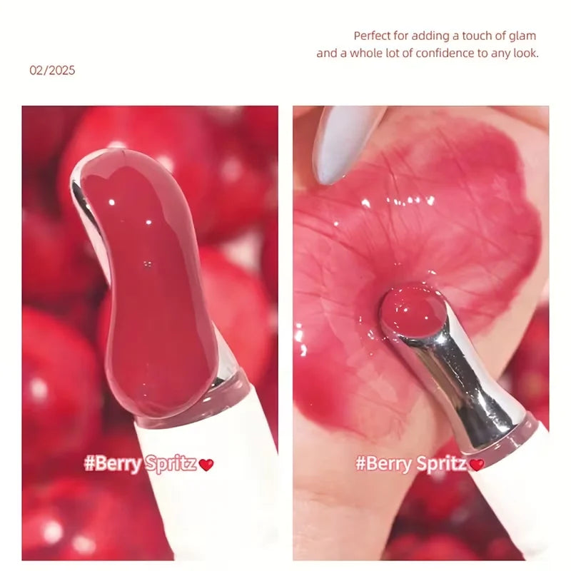 Watery Lipstick Lip Glaze Long-lasting No Smudge Nude Does Not Fade Qme