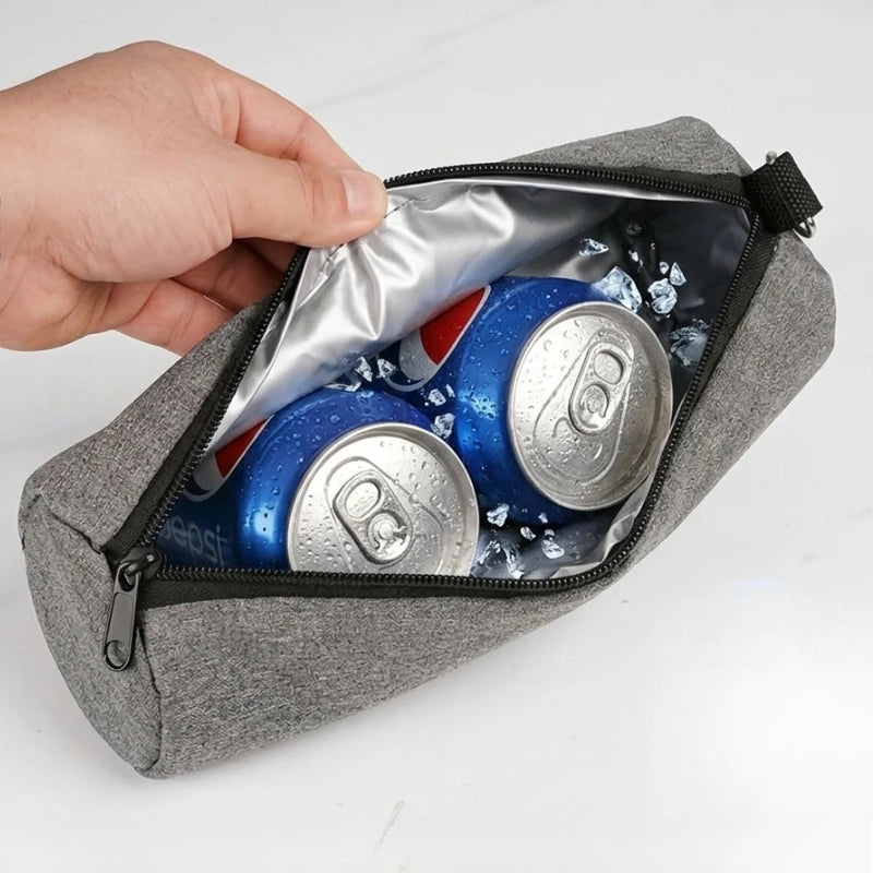High Popularity New Cylindrical Golf Cooler Bag, Ice Bag, Insulated Handbag, Cold Drink Portable Bag - Beverage Cooler Bag Qme 1pc