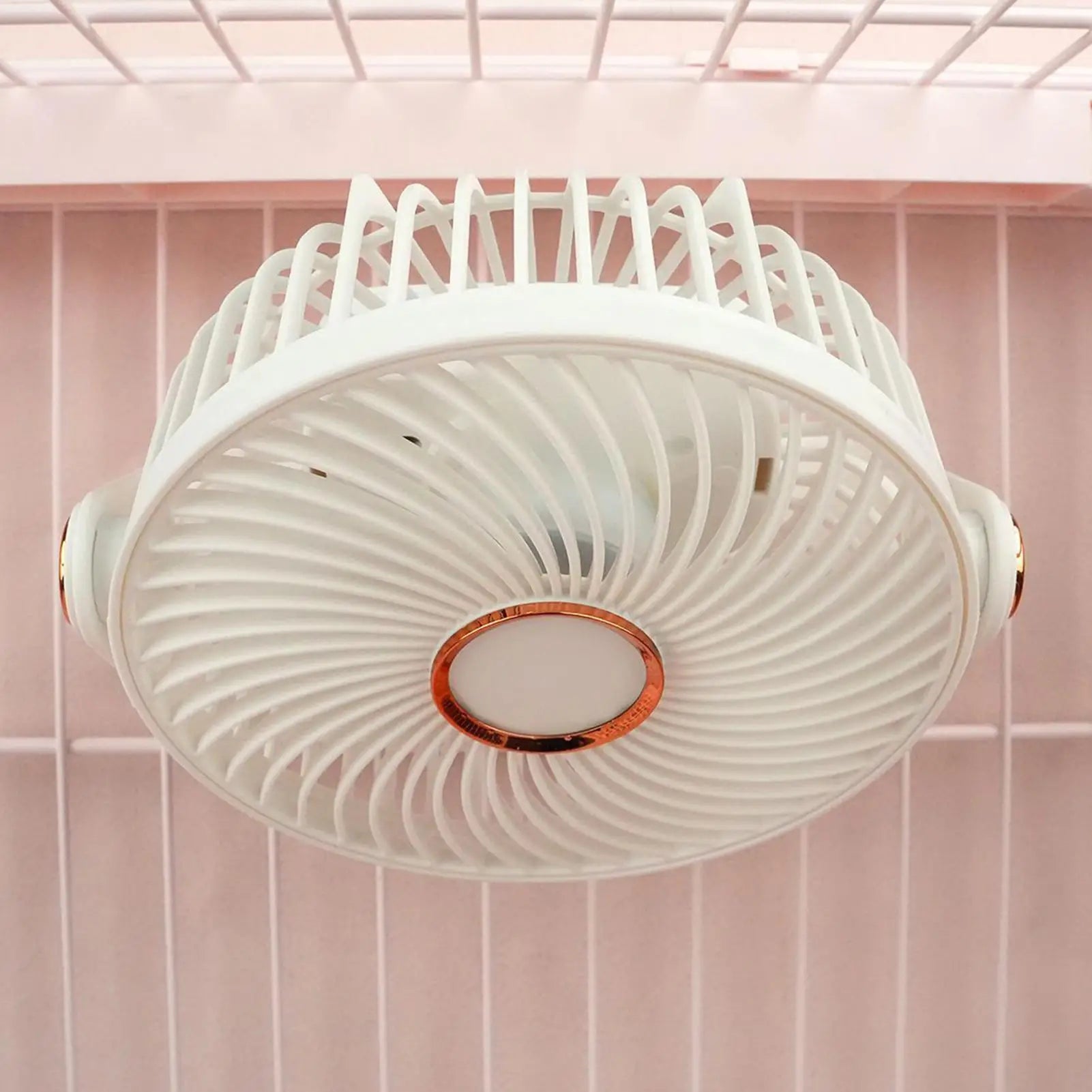 Bunny Cooling Fan Portable No-Drill USB Rechargeable Hamster Summer Cooling Fan for Gerbil Chinchilla Ferret Summer Home Qme