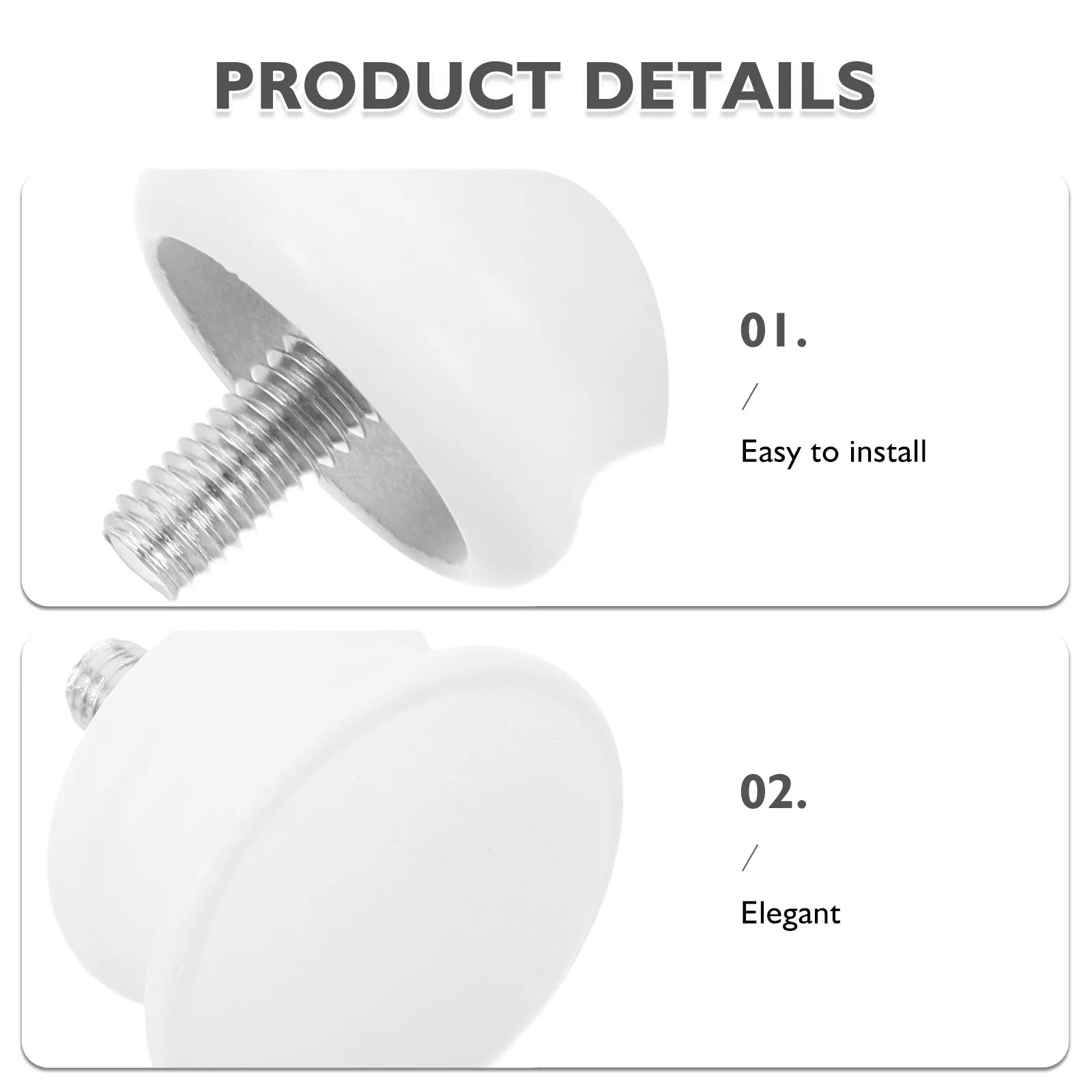 28Mm Diameter Curtain Rod Decorative End Caps Metal Finials Elegant Window Curtain Accessories Modern Style Home Decor Qme