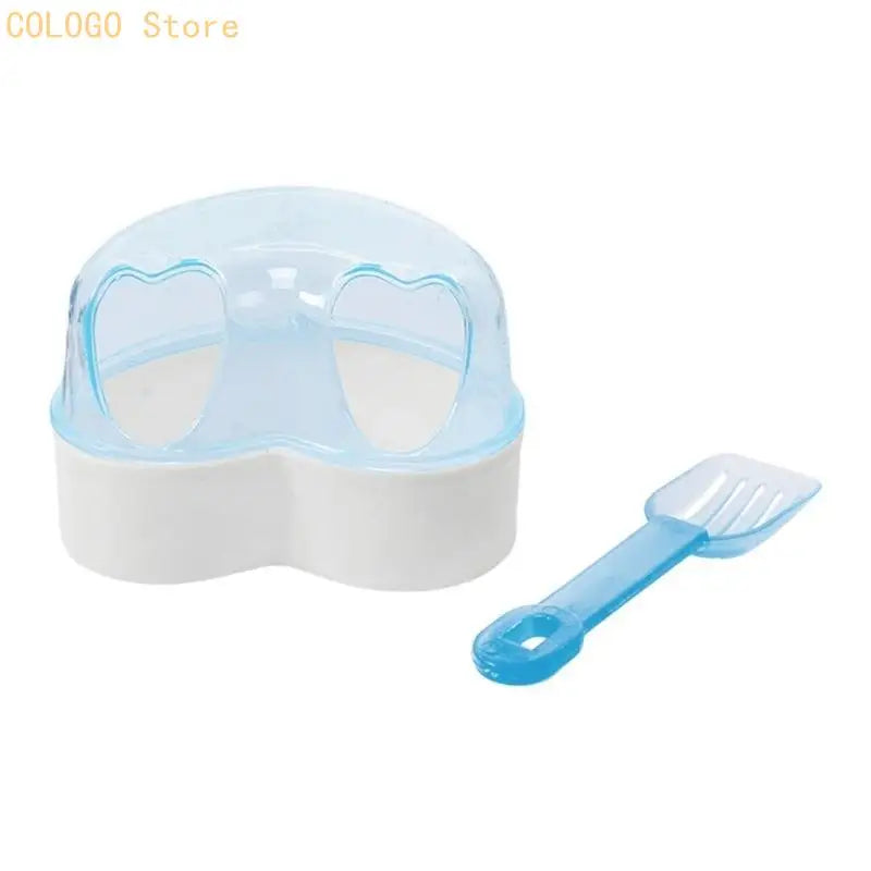 Hamster Bathroom Bathtubs Box Sand Bath Container Bathing Bowl Qme Blue CN