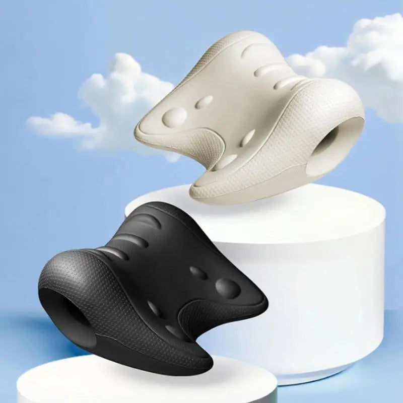 Cervical Support Massage Pillow C-shaped Contour Fatigue Relaxation Qme