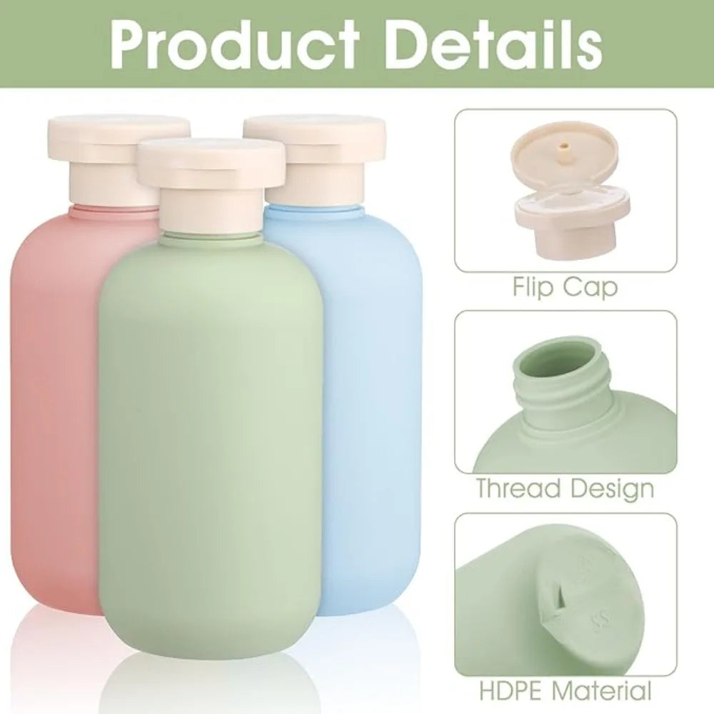 1 Soft Leakproof Travel Bottles Portable Squeeze Tubes Shampoo Lotion Qme