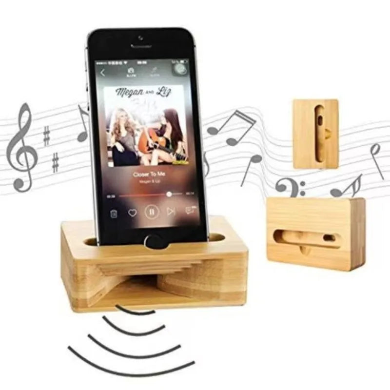 Physical Loudspeaker Mobile Phone Holder Integrated Sound Qme