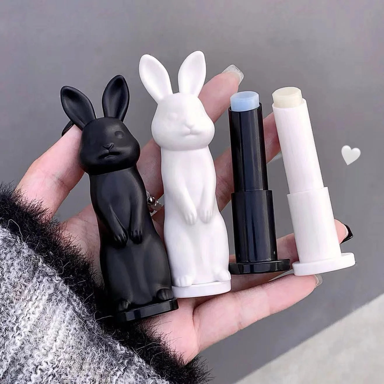 Cute Rabbit Moisturizing Lipstick Prevent Dryness Fade Lip Lines Qme