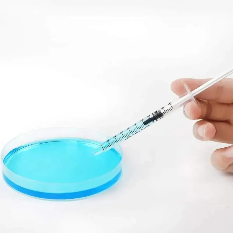 10-50Pcs 1ml Sterile Straight Mouth Plastic Syringe Individually Packed No Needle For Labs,Measuring Liquid,Feeding Pets Tools Qme
