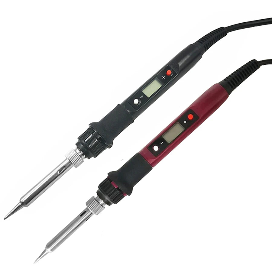 80W Digital Electric Soldering Iron Temperature Adjustable 220V 110V Qme
