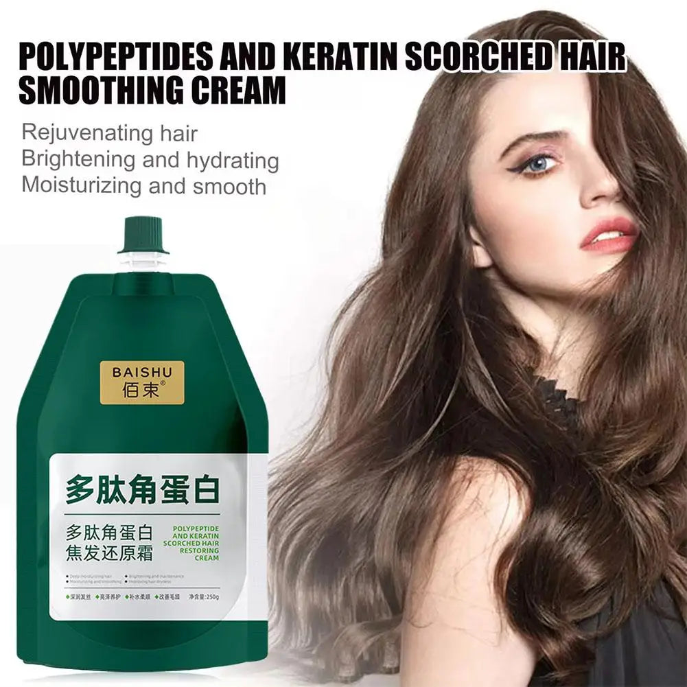 Collagen Hair Mask Polypeptide Peptide Keratin Oil Control Qme