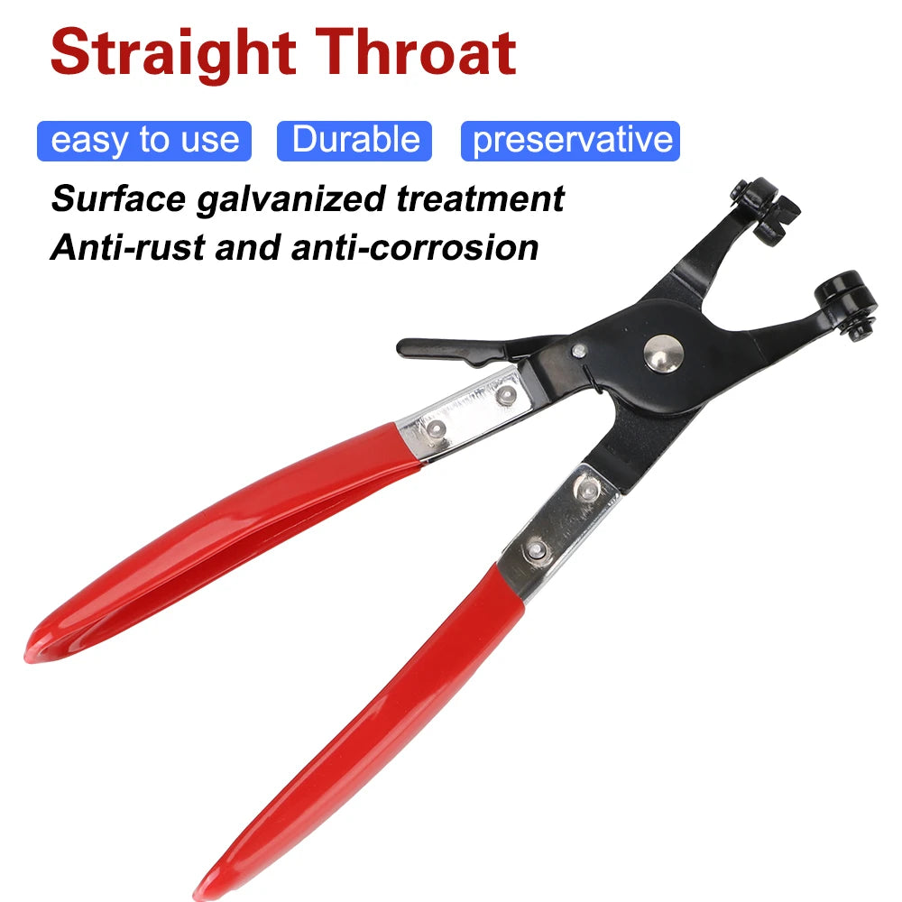 Auto Pliers Removal Tools for Water Pipe Hose Flat Band Ring Tube Clamps Repair Kit Motorcycle Truck Trailer Car Accessories Qme