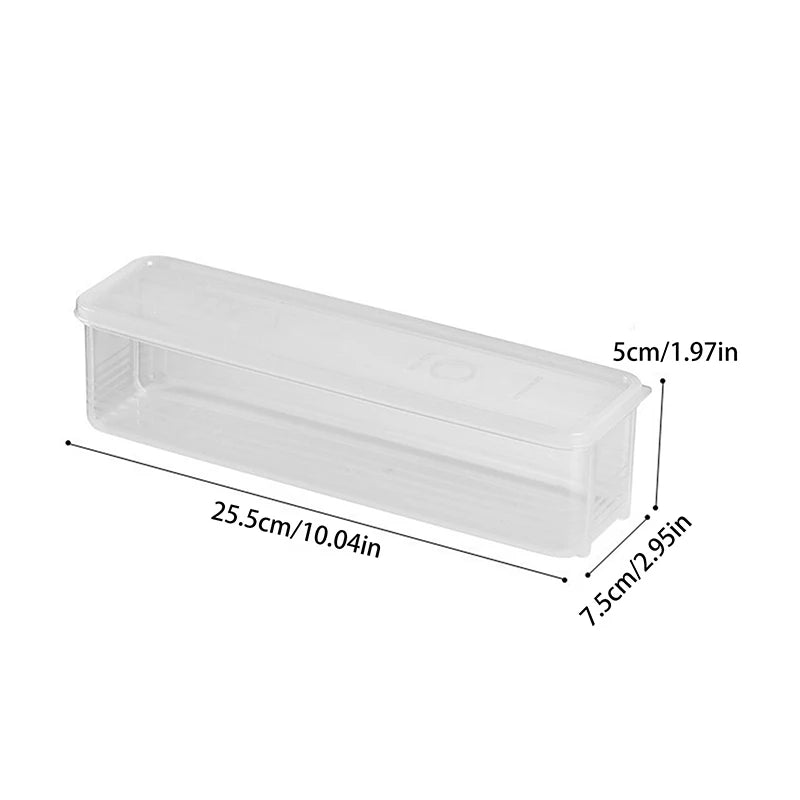 Noodles Fresh-keeping Box Plastic Food Sealed Rectangular Fruit Qme Default Title