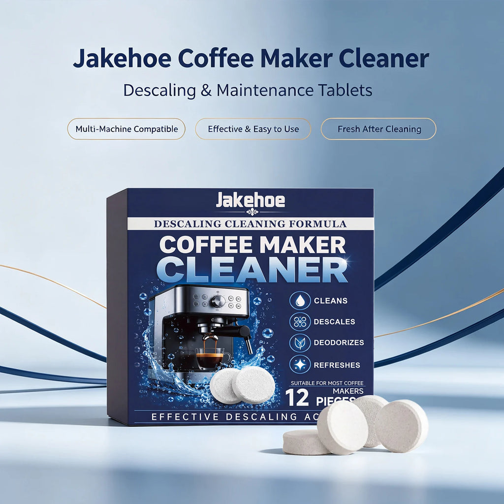 Coffee Maker Descaling Tablets Remove Dirt Restore Shiny Deodorize Maintain Stable Coffee Brewing Flavor Coffee Machines Cleaner Qme