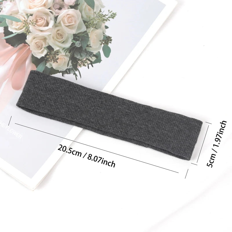 Unisex Headband Sports Elastic Running Hair Bands Yoga Hairband Women Qme