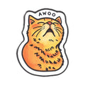 Japanese Style Funny Orange Cat Metal Enamel Brooch Cartoon Chubby Kitten Lapel Pin Cute for Backpack Clothes Jewelry Decor Qme style1