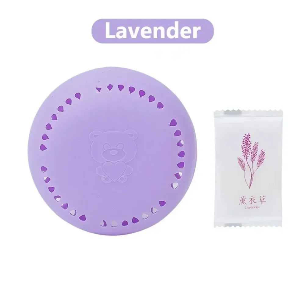 Solid Air Aromatherapy Freshener Toilet Lasting Deodorization Home Wardrobe Car Household Solid Fresheners Self-adhesive 6pcs Qme Lavender set 2PCS Other