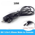 10M Extension Power Cord DC 5V 2A Power Cable 3.5mmx1.35mm Male to Female Adapter for CCTV Camera Led Light Strip D5 Qme 10 Meter