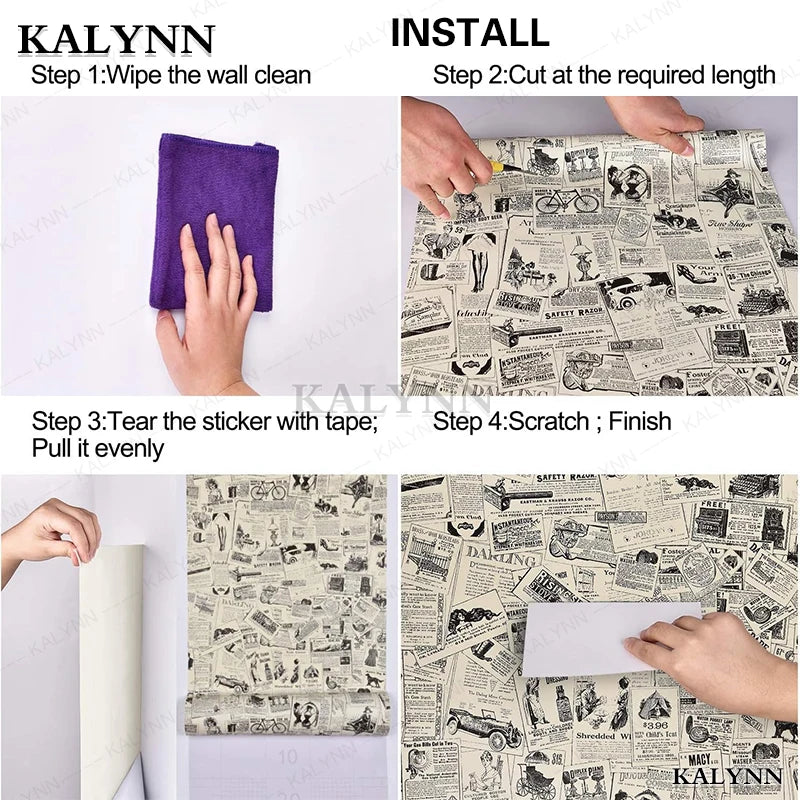 Vintage Contact Paper Many Peel Stick Self Adhesive Wallpaper Qme