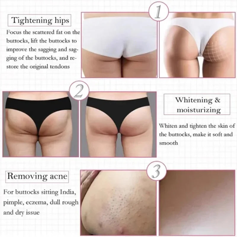 Buttock Enlargement Cream Butt Lift Up Firming Essential Oil Big Ass Enhance Hip Growth Tighten Shaping Sexy Body Care For Women Qme