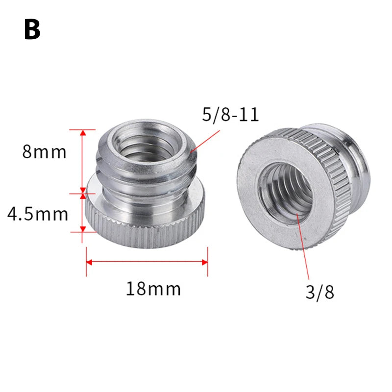 1 4 3 8 5 Female Male Threaded Screw Mount Adapter Laser Level Tripod Qme B