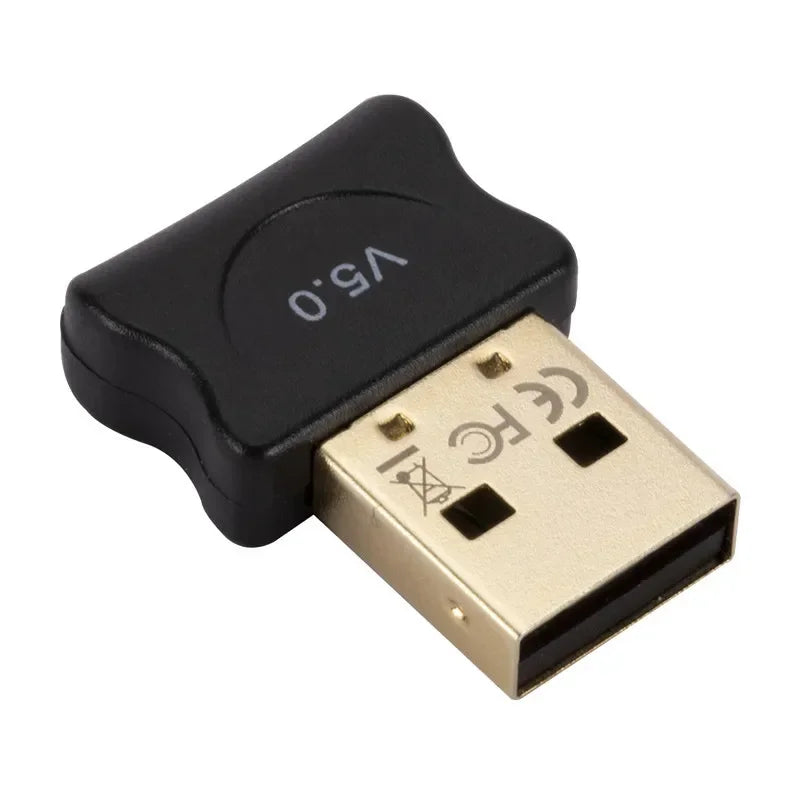 Wireless Connector USB Bluetooth 5.0 Adapter Low Power Wireless Audio Music Stereo Receiver for TV Computer Receiver Transmitter Qme