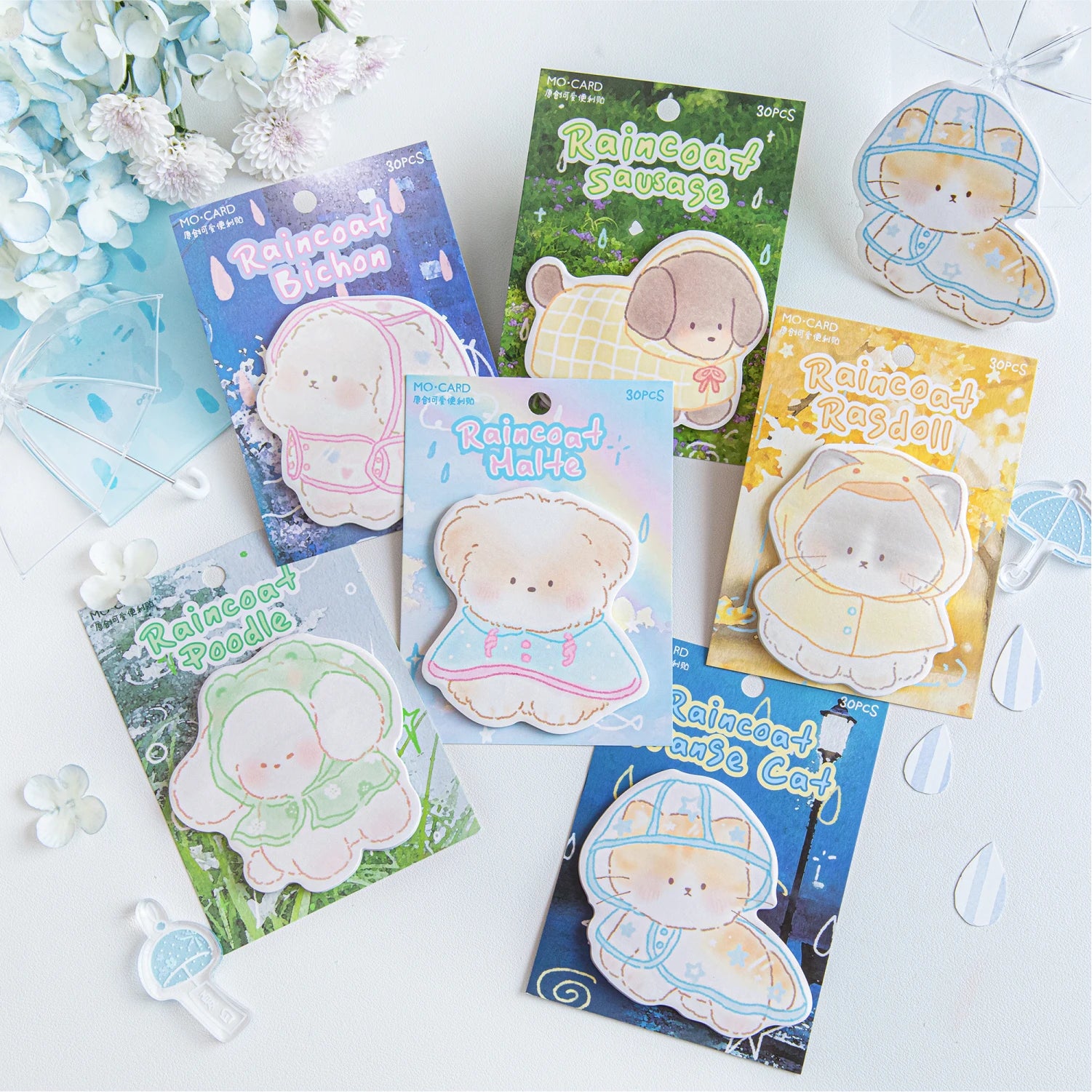 Kawaii Cartoon Rabbit Bear Sticky Notes Memo Pad 30/180 pcs Cute Message N Times Sticky Office Stationery Supply Journal Planner Qme All