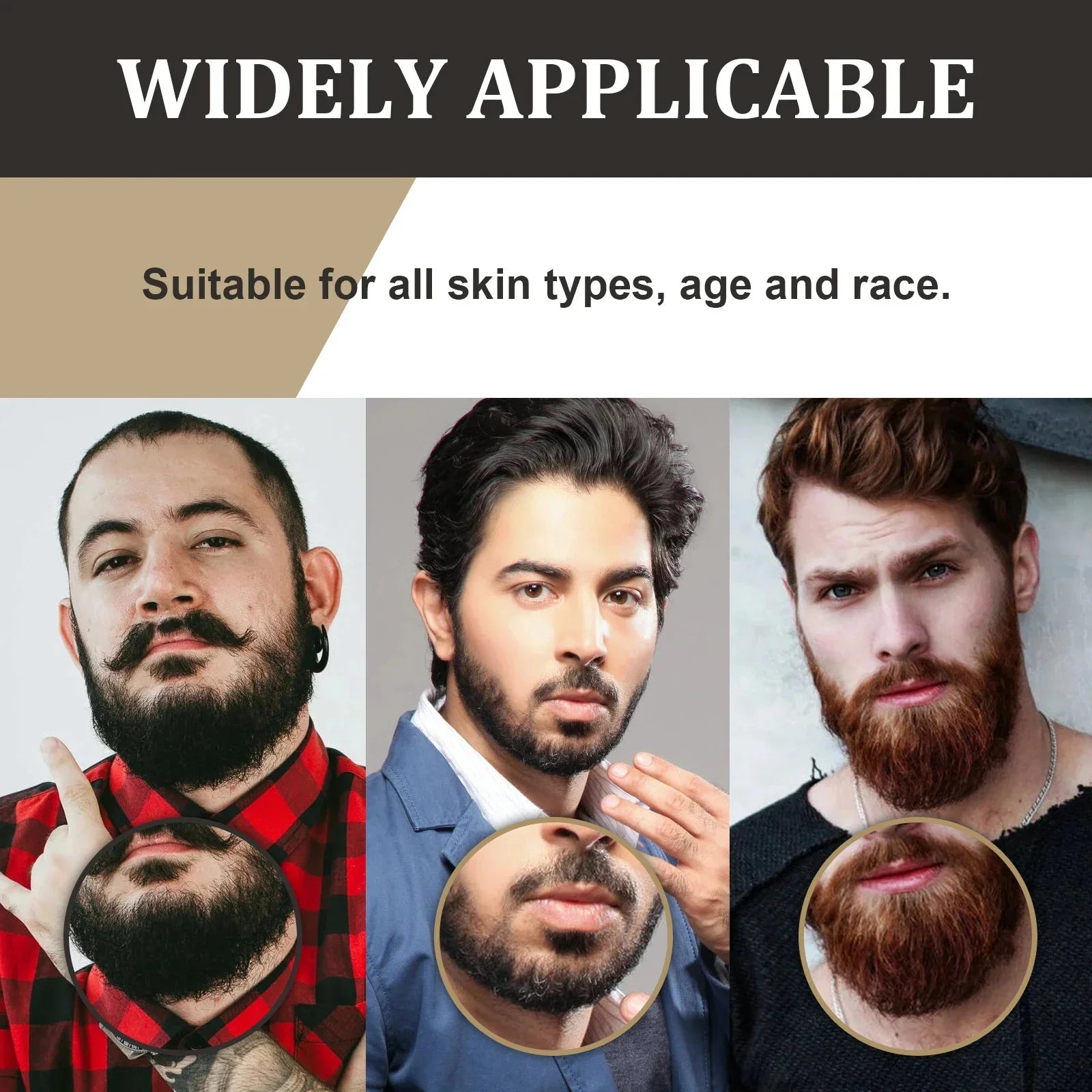 High Quality Fast Beard Growth Serum For Men Promote Beard Regrowth Thicker Longer Fuller Anti Hair Loss Essential Oil Hair Care Qme