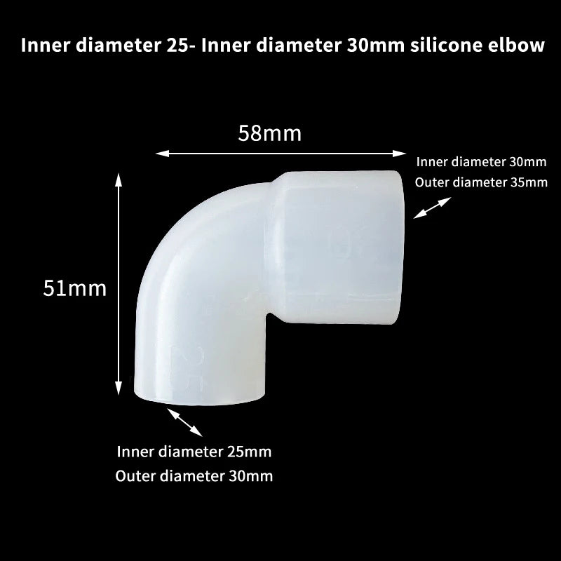 Fish Tank Irrigation Garden Elastic Right Angle Rubber Coupling Qme A10