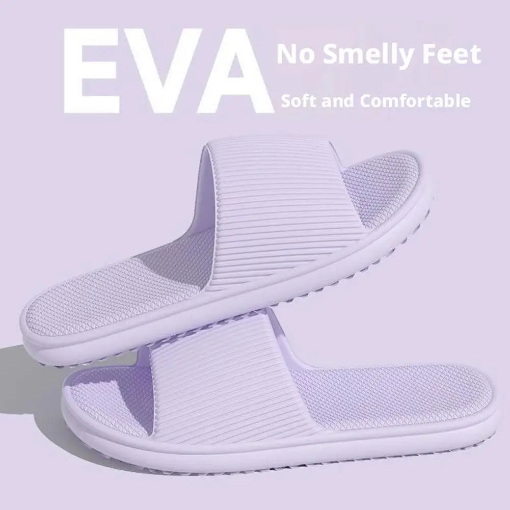 Thick Platform Bathroom Home Slippers Women Fashion Soft Sole EVA Indoor Slides Woman Sandals 2026 Summer Non-slip Flip Flops Qme