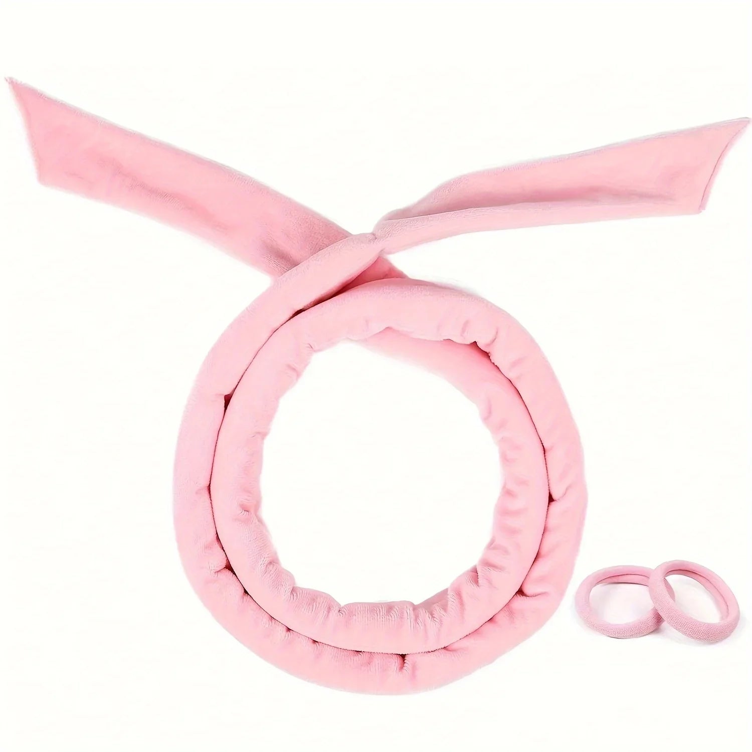 Heatless Curling Rod Headband, No Heat Curl Ribbon With Scrunchies, Sleeping In Overnight Hair Rollers Natural Soft Wave Qme