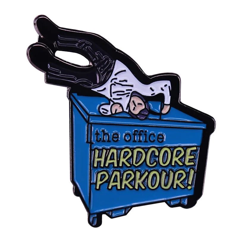 Classic Comedy Enamel Pins American Fashion TV Show Brooches for Friends Backpack Metal Lapel Pin Badges Jewelry Wholesale Qme style 17