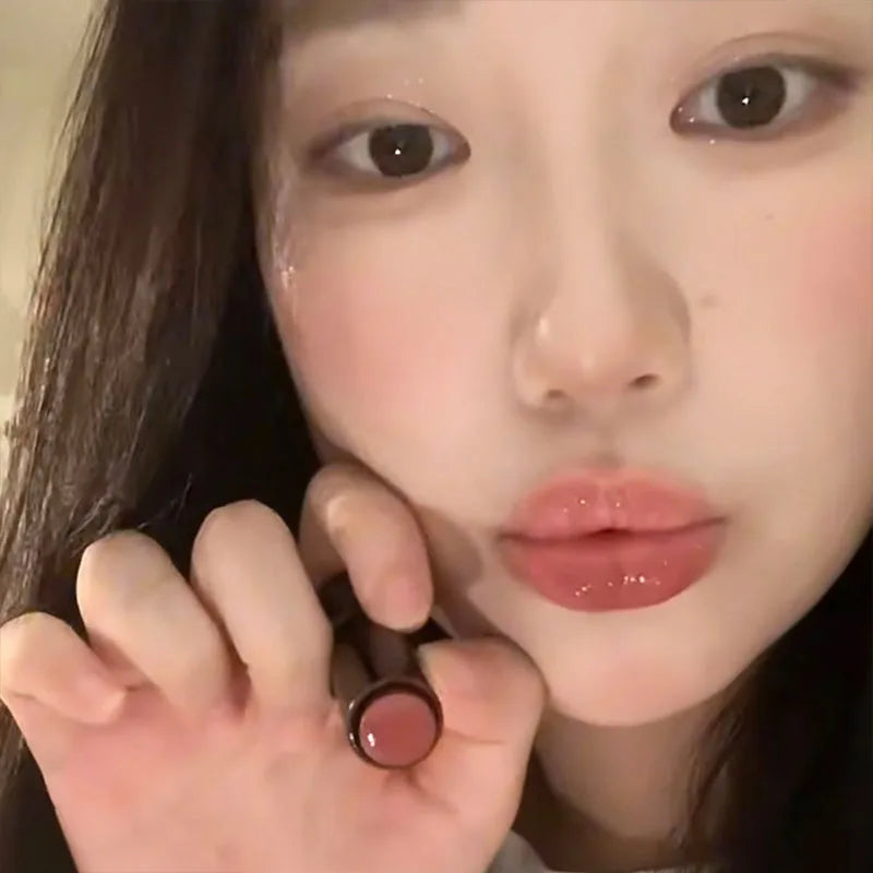 Retro Rose Tube Lipstick Blush Moisturizing Waterproof Multi-Purpose Matte Cheek Tint Blusher Red Lip Mud Face Cosmetics Makeup Qme