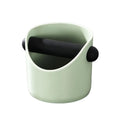 Shock-absorbent Coffee Knock Box Anti-slip Espresso Dump Bin Qme Green