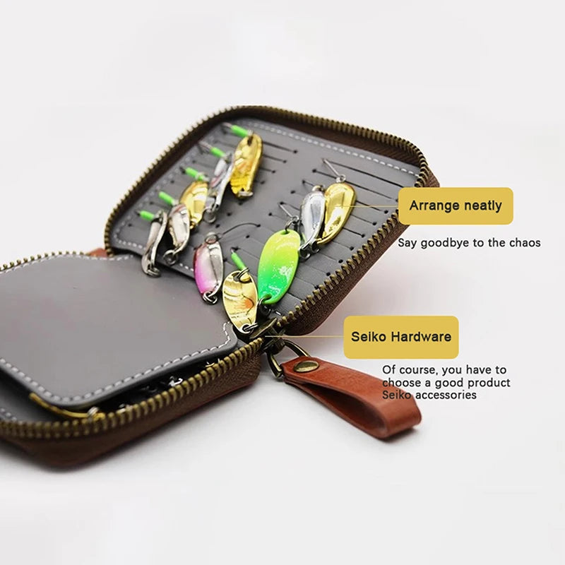 Fishing Lure Bag Spoon Bait Wallet Trout Artificial Crank Pesca Tackle Qme