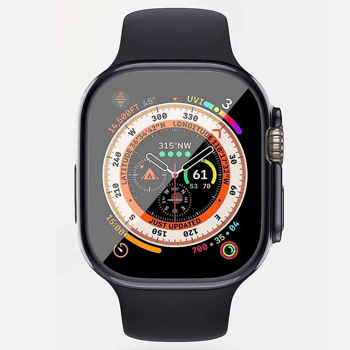 2 PCS Waterproof Screen Protector for Apple Watch 6/5/4/SE 38MM 41MM 42MM 44MM 45MM 49MM Tempered Glass for Iwatch 10 42MM 46MM Qme