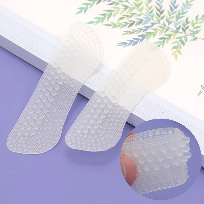 Silicone Heel Protectors Stickers Heels Grips for Women Men Anti Slip Heel Cushions Non-Slip Inserts Pads Foot Soft Heel Care Qme A(L) China Mainland