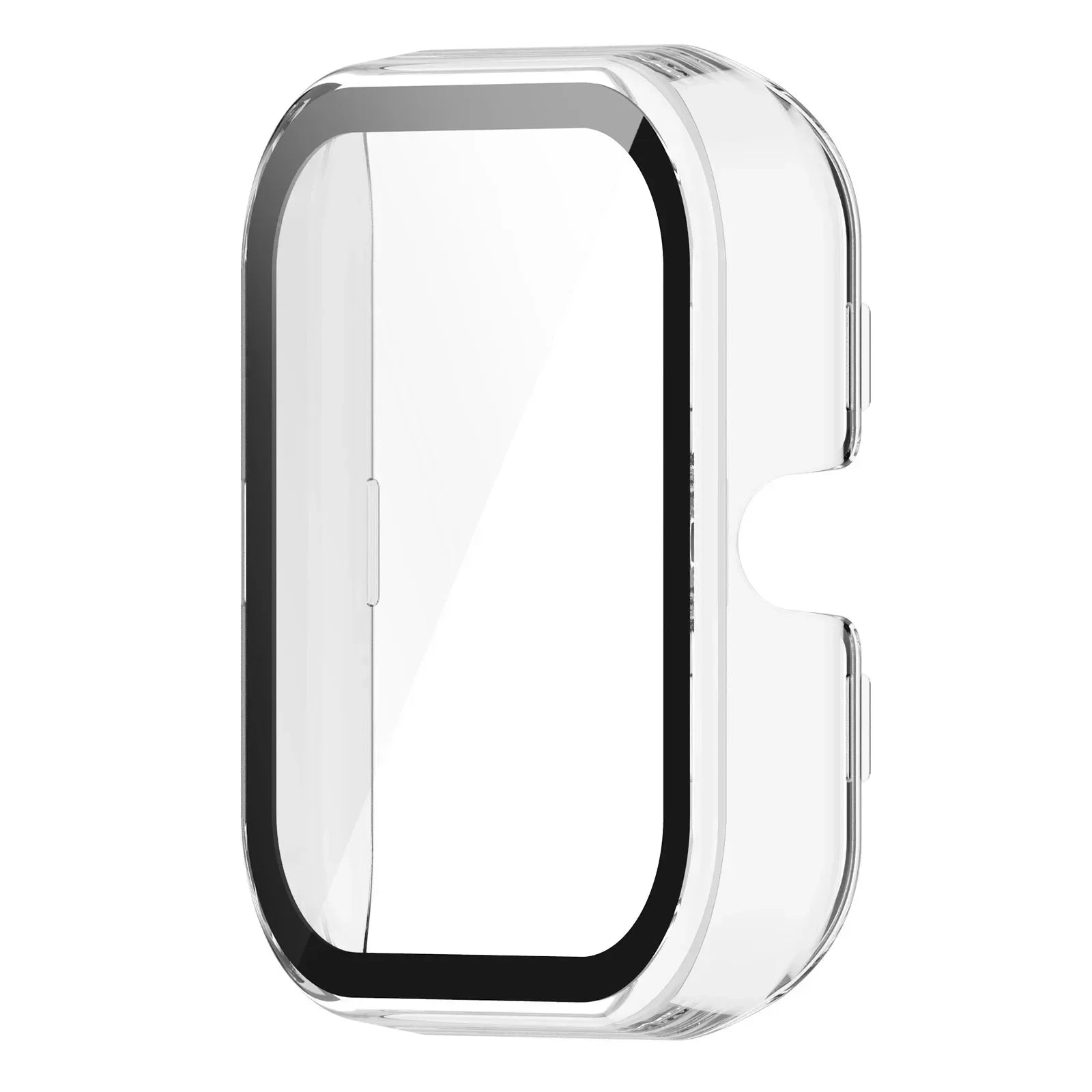 PC Cover For Amazfit Bip 3 / Bip3 Pro Smart Watch Protective Screen Protector Cover for Bip 3Pro Protection Frame Bumper Shell Qme Transparent
