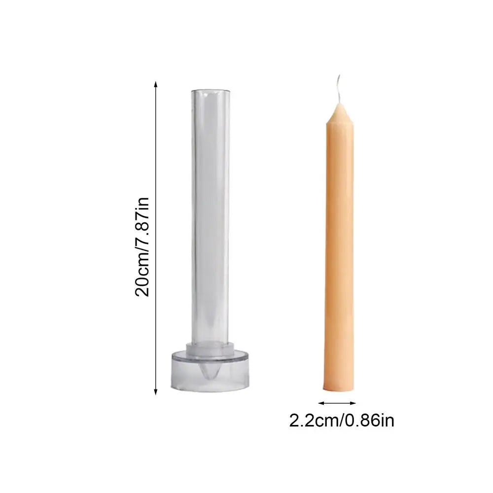 Candle Stick Mold Reusable Pillar Christmas Molds Non-stick Casting Qme 03 China Mainland