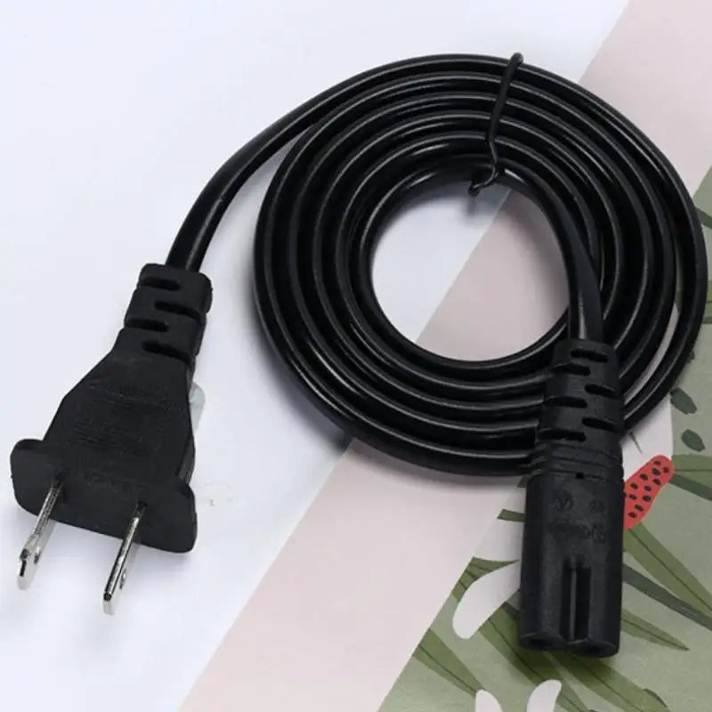 US Plug Power Cable 2pin Figure 8 Compatible Devices 2 Prong Qme