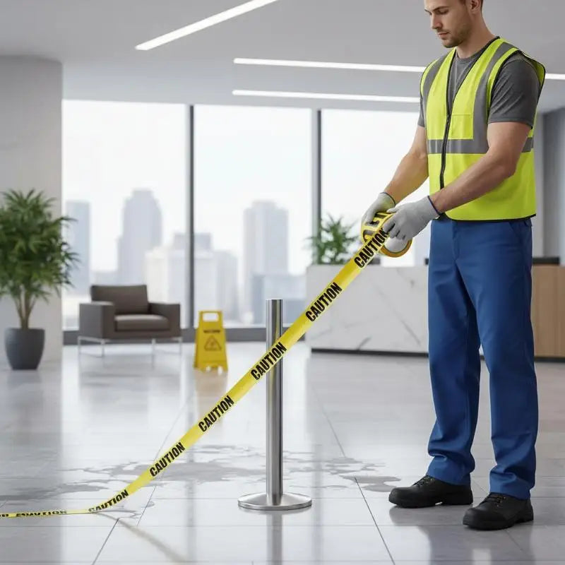 One Roll Safety Tape Roadblock Construction Site Hazard Prevention Qme