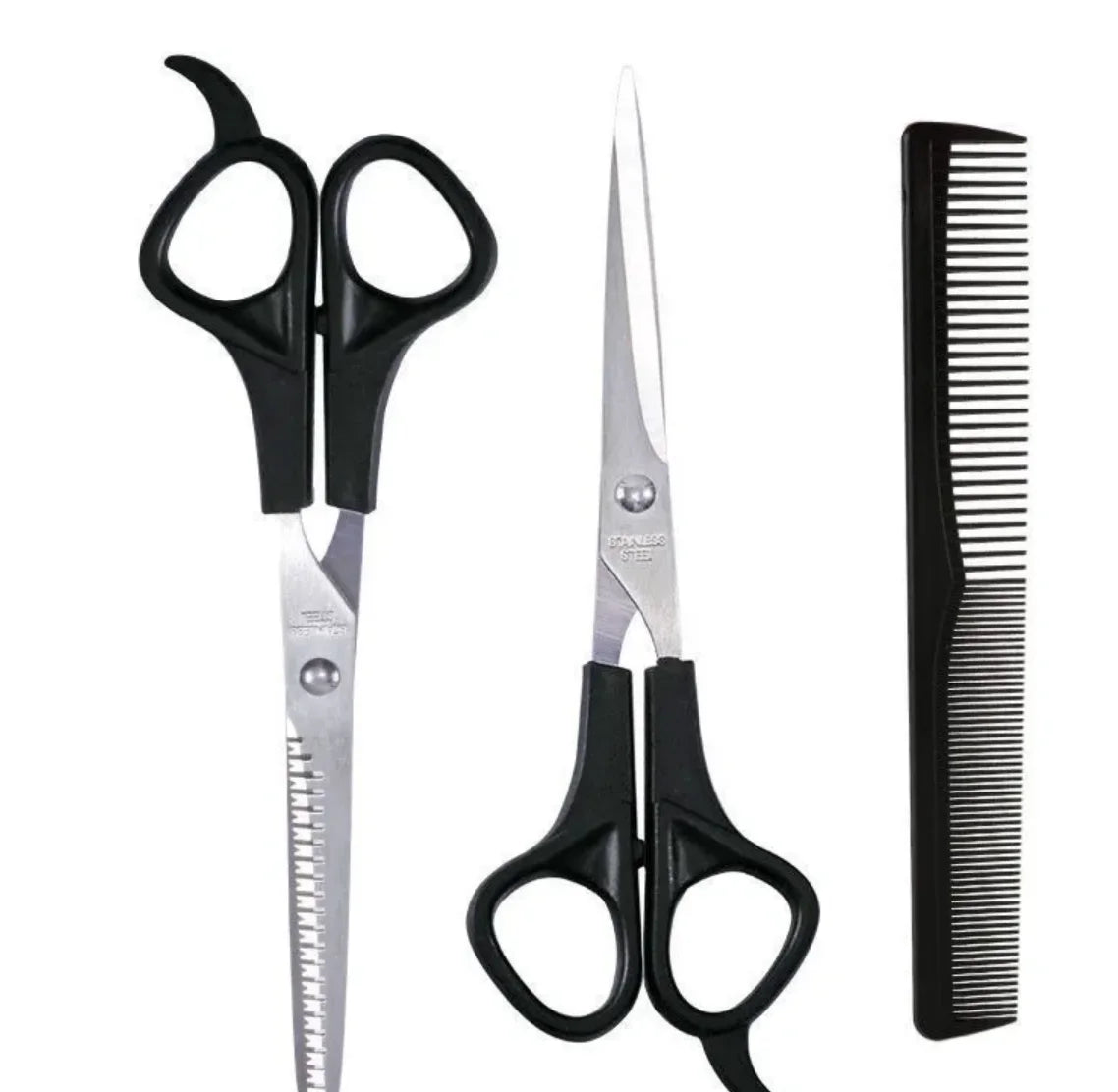 Hairdressing Scissors Tool Cutting Thinning Hair Comb Barber Qme