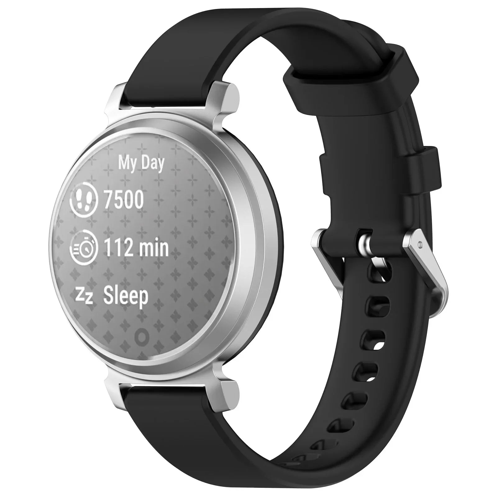 For Garmin Lily 2 Strap Official Silicone Soft 14mm Watchband Strap Bracelet For Garmin Lily2 Active silicone 14mm SAccessories Qme black 14mm