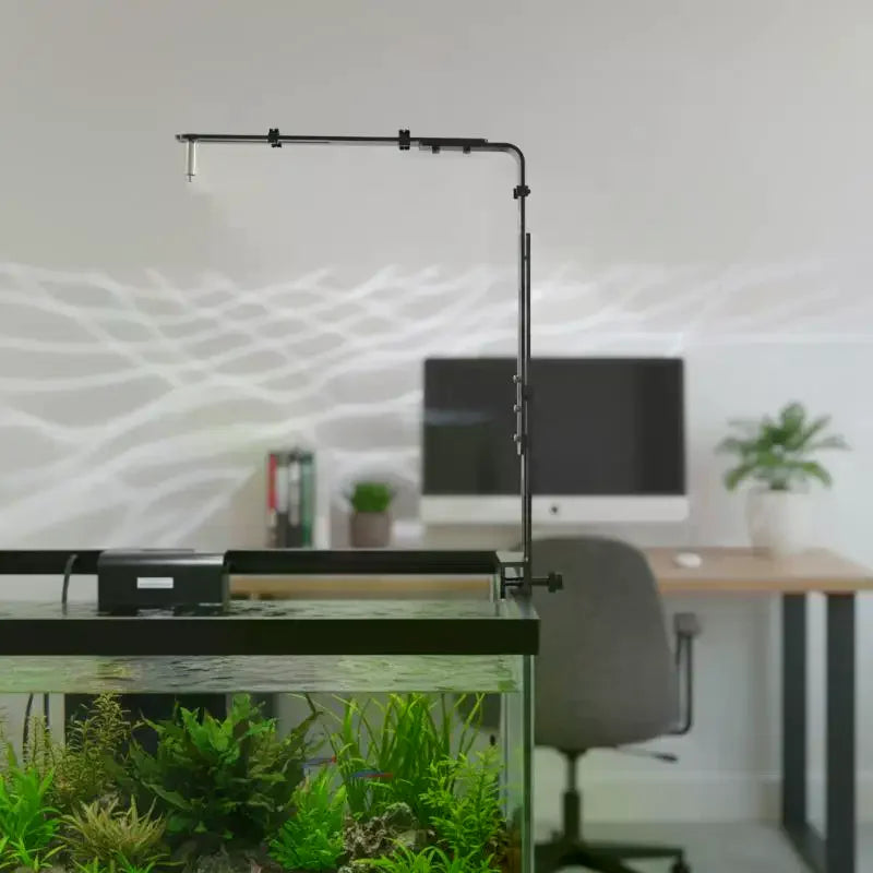 Fish Light Holder Aluminum Alloy Lamp Stand Adjustable Versatile Qme