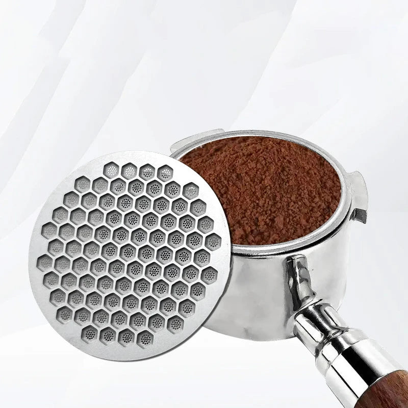 1 Piece Barista DIY Accessories Espresso Puck Screen Coffee Filter 51mm 53mm 58.5mm Portafilter Reusable Holder 0.8mm. Qme